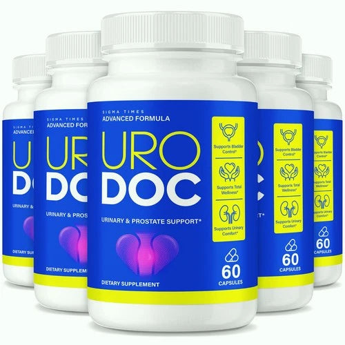 (5 Pack) UroDoc Plus – Advanced Prostate Support Formula for Urinary Comfort
