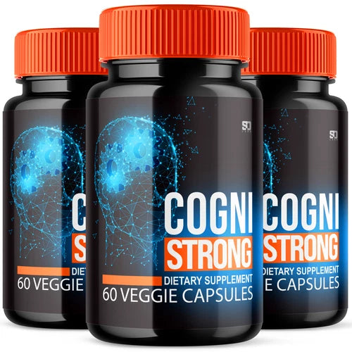 (3 Pack) Cogni Strong Pills, CogniStrong  Brain Health Nootropic (180 Capsules)