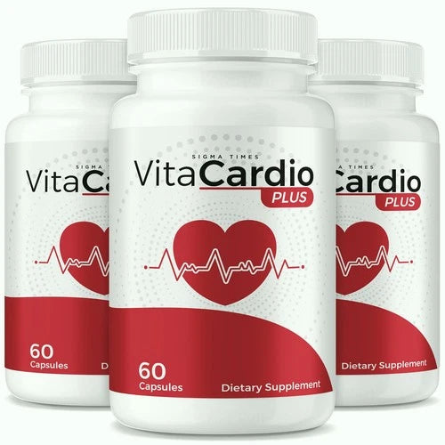 (3 Pack) VitaCardio Plus Capsules – Vita Cardio + Heart Health Support Formula
