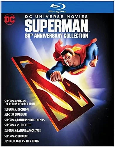 DC Universe Movies Superman 80th Anniversary Collection Blu-ray