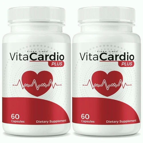 (2 Pack) VitaCardio Plus Capsules – Vita Cardio + Heart Health Support Formula