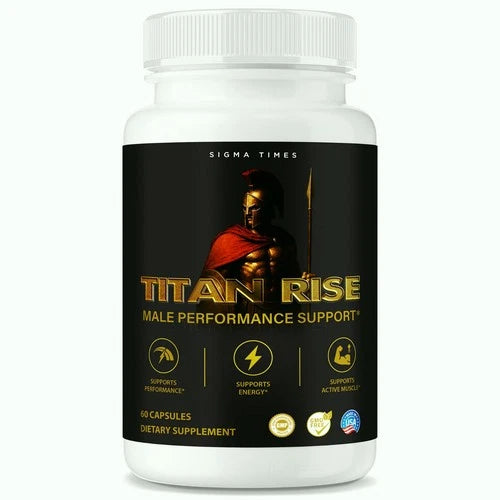 Titan Rise Pills for Men, Advanced TitanRise Formula for Male Health 60ct