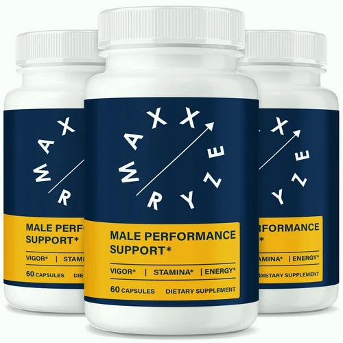 (3pk) Maxx Ryze for Men, MaxxRyze Male Energy & Vitality Pills, Advanced Formula