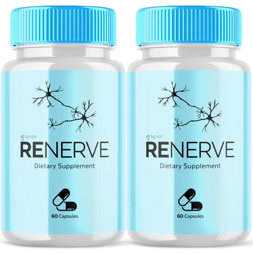 Renerve Advanced Nerve Support Formula Maximum Strength Vitamin 120 Capsules