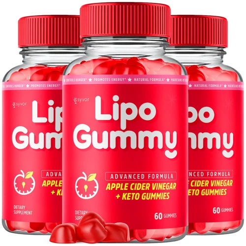 (3 Pack) Lipo Gummy Keto ACV Gummys 1000MG Advanced Formula Vitamin 180 Gummies