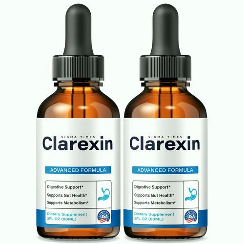 (2 Pack) Clarexin Drops - Detox and Cleanse Formula for Gut Health Support
