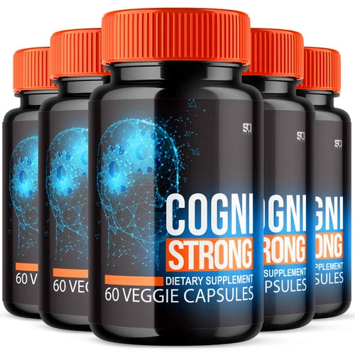 (5 Pack) Cogni Strong Pills, CogniStrong  Brain Health Nootropic (300 Capsules)