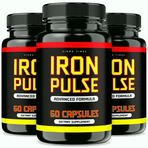 (3 Pack) Iron Pulse - Iron Pulse for Men, Male Performance Support