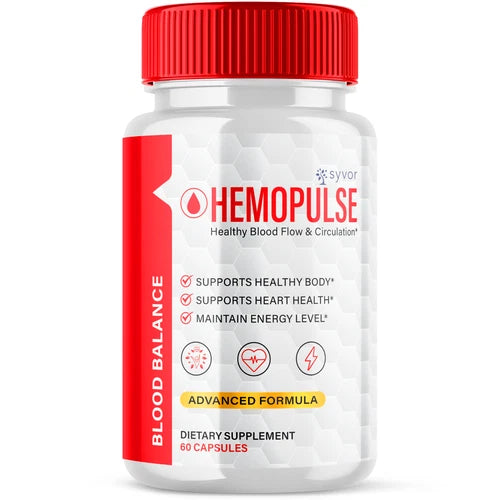 Hemopulse Blood Flow Optimizer Advanced Formula Glycogen Supplement 60 Capsules