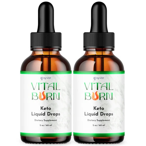 Vital Burn Keto Drops Advanced Liquid Supplement for Fitness Support ( 2 Pack )