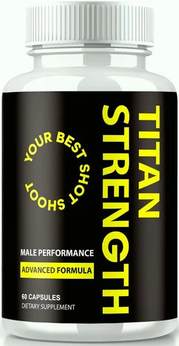 Titan Strength Pills for Men, Titan Strength Volume & Energy Enhancer 60ct