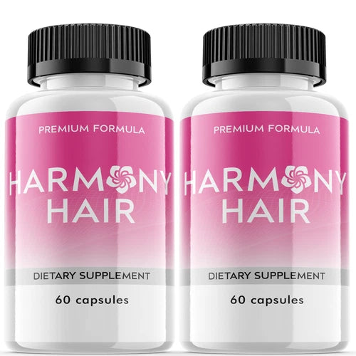 (2 Pack) Harmony Hair, Harmony Healthy Hair Support Hair Growth (120 Capsules)