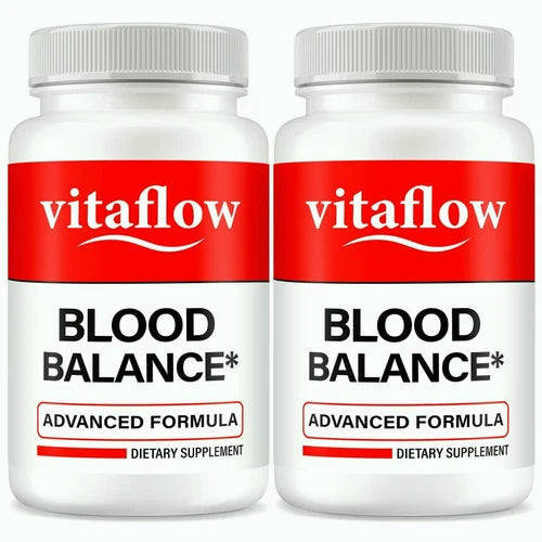 (2 Pack) Vitaflow Blood Balance Capsules,  All-Natural Health Support Formula