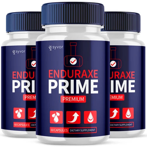 (3 Pack) Enduraxe Prime for Men Advanced Formula Vitamin Supplement 180 Capsules