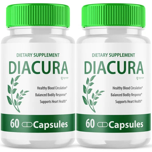 (2 Pack) Diacura Blood Balance Advanced Support Glycogen Vitamin 120 Capsules