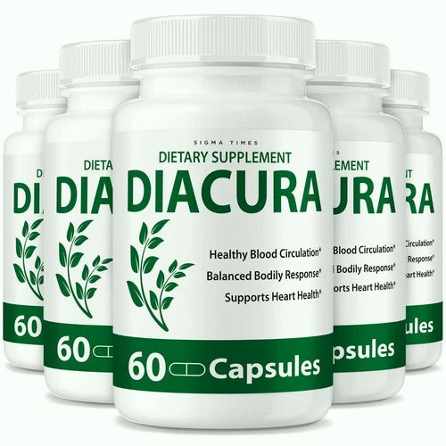 (5 Pack) Diacura Capsules – Advanced Blood Support for Healthy Body