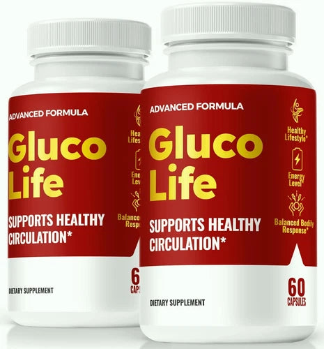 (2 Pack) Gluco Life Heart Health Pills, GlucoLife for Blood Support