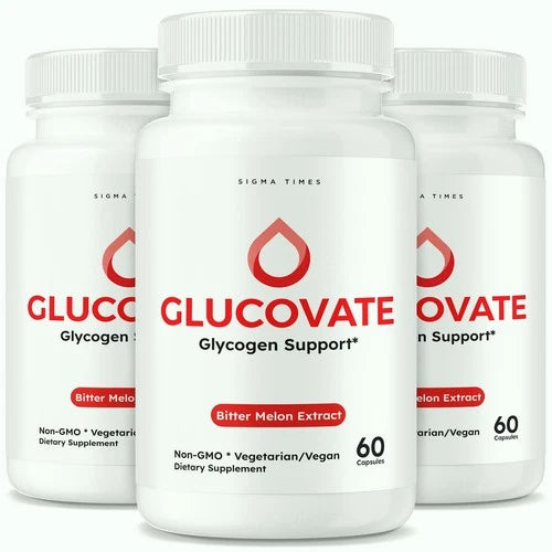 (3 Pack) Glucovate Glycogen Support for Balanced Blood Sugar & Metabolic Health
