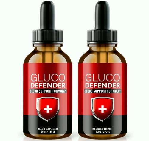 (2 Pack) Gluco Defender Drops to Aid Blood Sugar Levels & Metabolic Stability