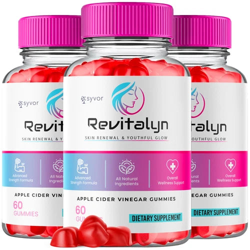 (3 Pack) Revitalyn Keto ACV Gummies 1000MG Advanced Formula Vitamin 180 Gummies