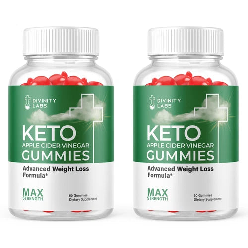 (2 Pack) Divinity Labs Keto Gummies, Divinity Labs Keto ACV (120 Gummies)