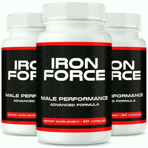 (3 Pack) Iron Force for Men,  IronForce Advanced Male Performance & Energy Pills