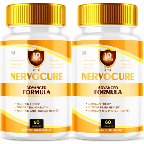 NervoCure Nerve Pills - Help Alleviate Discomfort and Nerve Support (2 Pack)