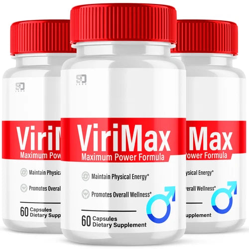 (3 Pack) ViriMax Male Enhancement Pills - Maximize Energy, Vitality & Stamina