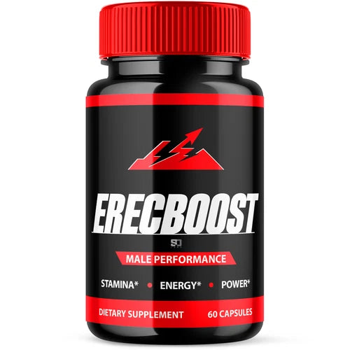 Erecboost Pills - Erecboost Enhances Energy, Vitality & Stamina - 60 Capsules