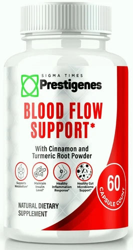 Prestigenes Blood Flow Support Pills to Optimize Blood Sugar Levels 60ct