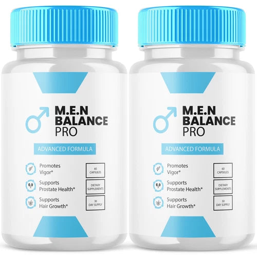 (2 Pack) M.E.N Balance Pro Advanced Max Formula Vitamin Supplement 120 Capsules