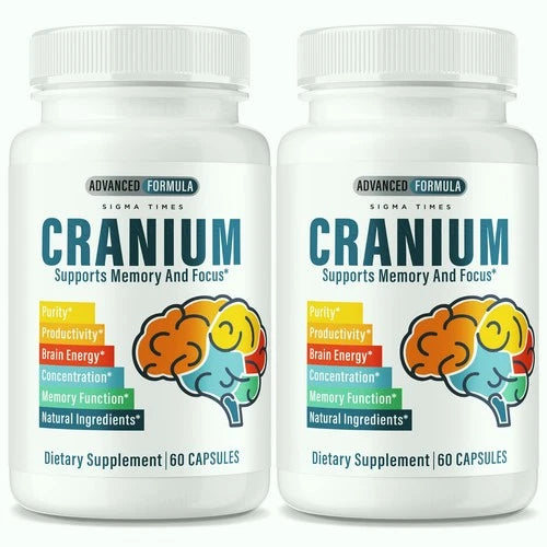 (2 pack) Cranium - Advanced Brain Health Support Formula to Stay Sharp