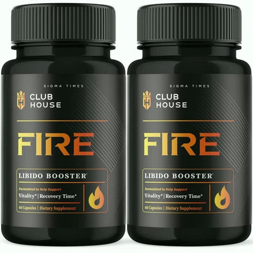(2 Pack) Clubhouse Fire Male Supplement for Advanced Stamina and Virility
