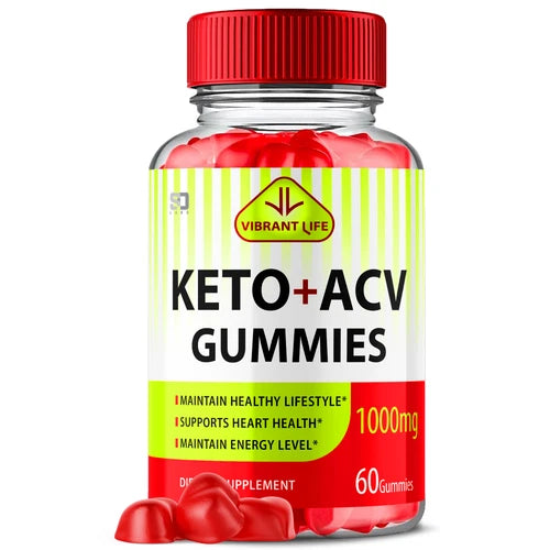 Vibrant Life Keto+ ACV Gummies - For Weight Management & Healthy Body - 60 Gums