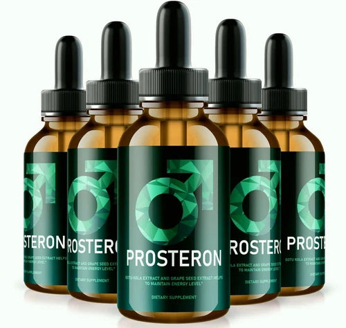 (5 Pack) Prosteron for Men, Prosteron Drops Support Prostate & Urinary Health