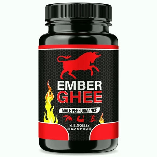 Ember Ghee ed Pills for Men, EmberGhee Advanced Male Health Capsules 60ct