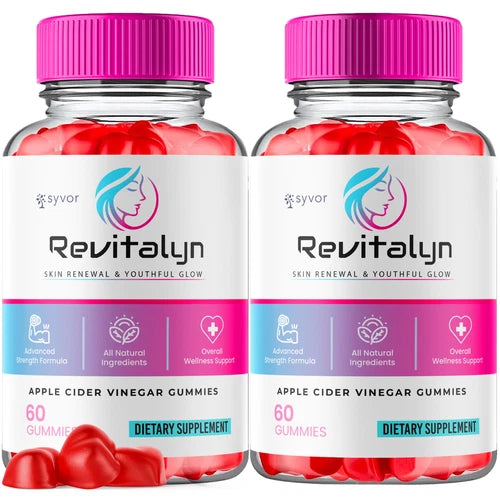 (2 Pack) Revitalyn Keto ACV Gummies 1000MG Advanced Formula Vitamin 120 Gummies