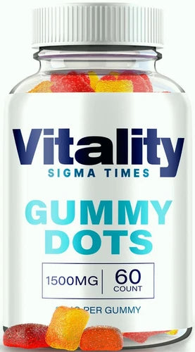 Vitality Gummy Dots For Men, Vitality Dots, Vitality Gummies Dots Big D 60ct