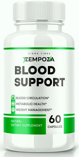 Zempoza Blood Support Pills for Healthy Blood  Levels 60ct