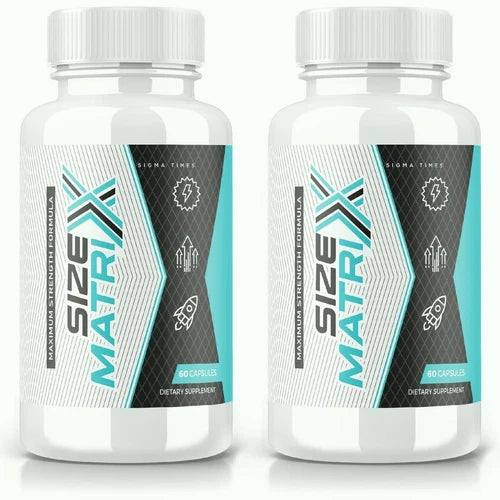 (2 Pack) Size Matrix Pills for Male Health Support Pills for Boosting Energy
