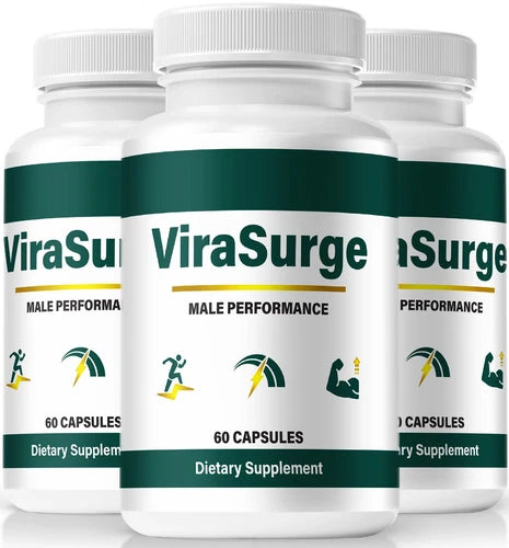 (3 Pack) ViraSurge Pills For Men, Vira Surge to Support Male Health &Performance