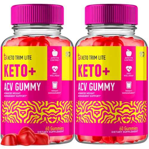 (2 Pack) Keto Trim Lite ACV Gummies, For Weight Management & Healthy Body 120ct