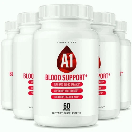 (5 Pack) A1 Blood Support Capsules, Advanced Formula for Balanced Levels
