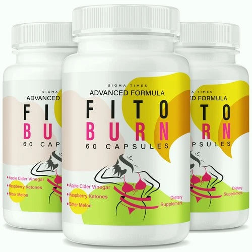 (3 Pack) Fito Burn Capsules - FitoBurn Fat-Burner Formula for Weight Loss