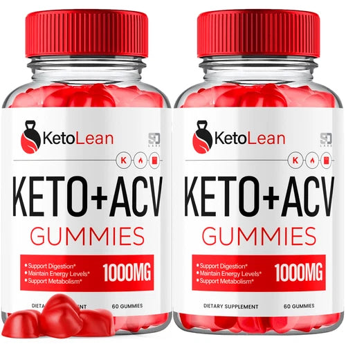 Keto Lean ACV Gummies -  KetoLean ACV Maximum Strength for Body Shaping (2 Pack)