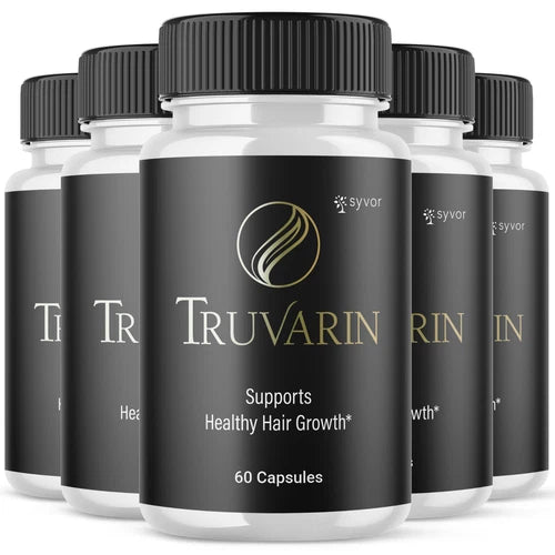 (5 Pack) Truvarin Pills Advanced Support for Healthy Hair Growth 300 Capsules