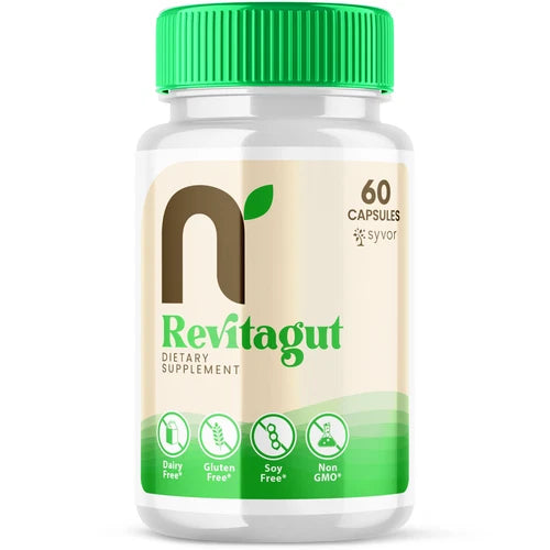 Revitagut Blood Sugar Support Maximum Strength Glycogen Supplement 60 Capsules