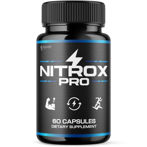 (1 Pack) Nitrox Pro for Men Advanced Max Formula Vitamin Supplement 60 Capsules