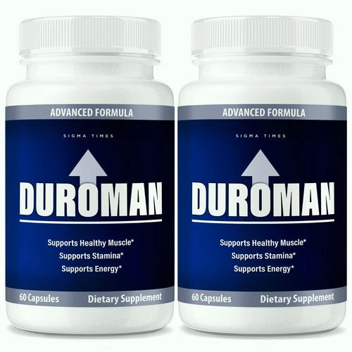 (2 Pack) DuroMan for Men, Duro Man Testo Support for Overall Male Health